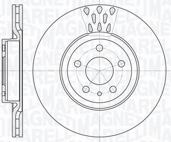 Magneti Marelli 361302040813 - Brake Disc autospares.lv