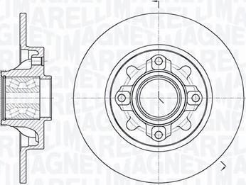 Magneti Marelli 361302040822 - Brake Disc autospares.lv