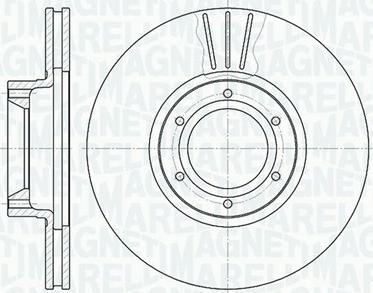 Magneti Marelli 361302040390 - Brake Disc autospares.lv