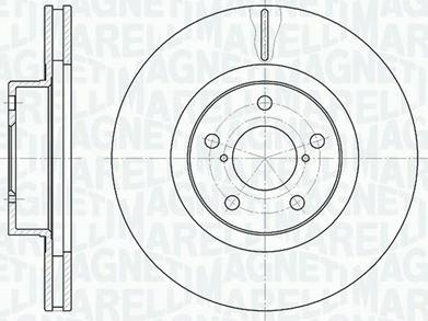 Magneti Marelli 361302040348 - Brake Disc autospares.lv