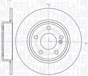 Magneti Marelli 361302040359 - Brake Disc autospares.lv