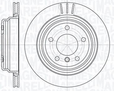 Magneti Marelli 361302040358 - Brake Disc autospares.lv