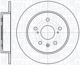 Magneti Marelli 361302040369 - Brake Disc autospares.lv