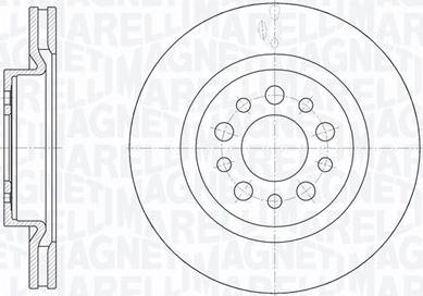 Magneti Marelli 361302040362 - Brake Disc autospares.lv