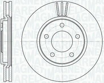 Magneti Marelli 361302040306 - Brake Disc autospares.lv