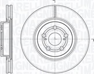 Magneti Marelli 361302040302 - Brake Disc autospares.lv