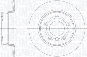 Magneti Marelli 361302040307 - Brake Disc autospares.lv