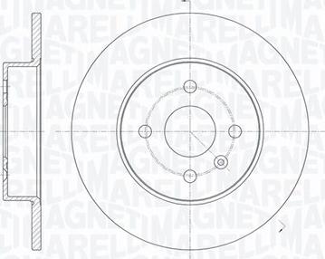 Magneti Marelli 361302040311 - Brake Disc autospares.lv