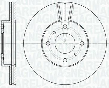 Magneti Marelli 361302040318 - Brake Disc autospares.lv