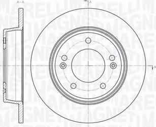 Magneti Marelli 361302040381 - Brake Disc autospares.lv