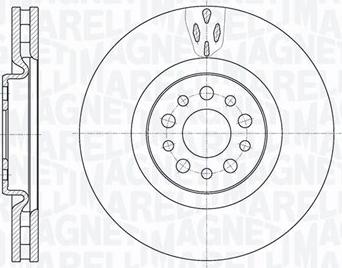 Magneti Marelli 361302040388 - Brake Disc autospares.lv