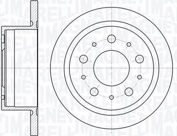 Magneti Marelli 361302040331 - Brake Disc autospares.lv