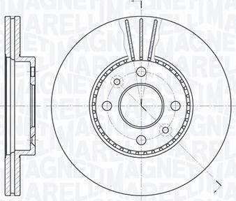 Magneti Marelli 361302040338 - Brake Disc autospares.lv