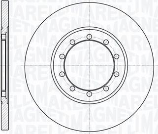 Magneti Marelli 361302040333 - Brake Disc autospares.lv