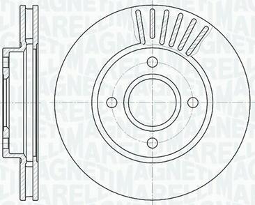 Magneti Marelli 361302040326 - Brake Disc autospares.lv