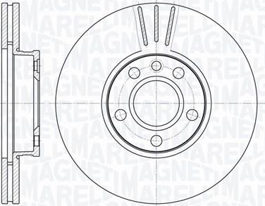 Magneti Marelli 361302040320 - Brake Disc autospares.lv