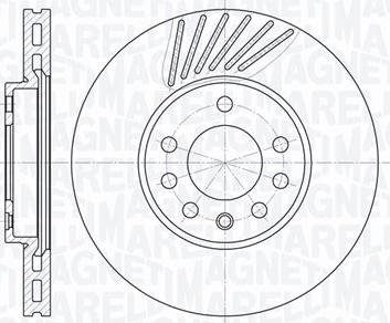 Magneti Marelli 361302040322 - Brake Disc autospares.lv