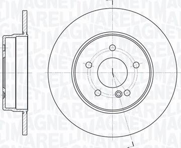 Magneti Marelli 361302040249 - Brake Disc autospares.lv