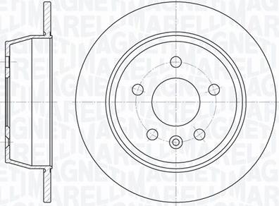 Magneti Marelli 361302040247 - Brake Disc autospares.lv