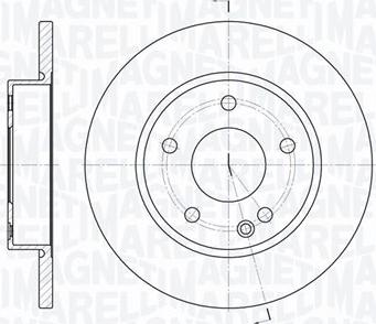 Magneti Marelli 361302040257 - Brake Disc autospares.lv