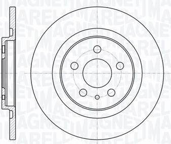 Magneti Marelli 361302040269 - Brake Disc autospares.lv