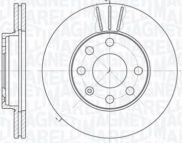 Magneti Marelli 361302040264 - Brake Disc autospares.lv