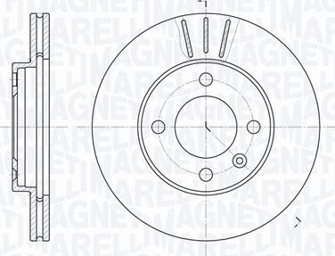 Magneti Marelli 361302040268 - Brake Disc autospares.lv