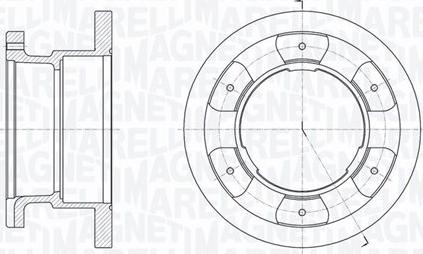 Magneti Marelli 361302040263 - Brake Disc autospares.lv