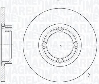 Magneti Marelli 361302040267 - Brake Disc autospares.lv