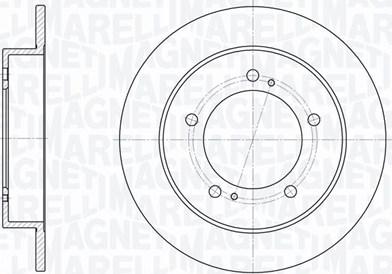 Magneti Marelli 361302040209 - Brake Disc autospares.lv