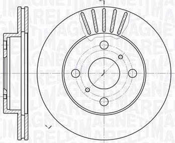 Magneti Marelli 361302040204 - Brake Disc autospares.lv