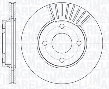 Magneti Marelli 361302040206 - Brake Disc autospares.lv