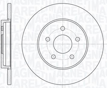 Magneti Marelli 361302040201 - Brake Disc autospares.lv