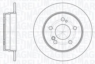 Magneti Marelli 361302040203 - Brake Disc autospares.lv