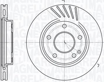 Magneti Marelli 361302040214 - Brake Disc autospares.lv