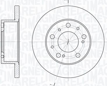 Magneti Marelli 361302040211 - Brake Disc autospares.lv