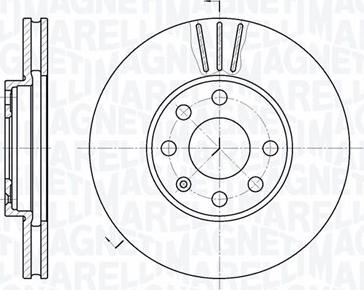 Magneti Marelli 361302040212 - Brake Disc autospares.lv