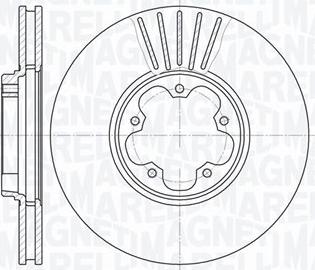 Magneti Marelli 361302040288 - Brake Disc autospares.lv