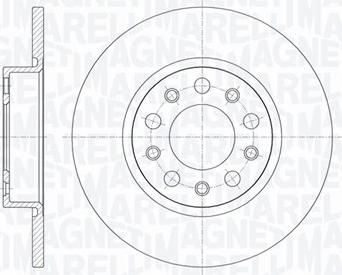 Magneti Marelli 361302040287 - Brake Disc autospares.lv