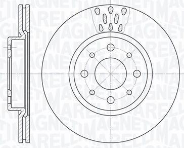 Magneti Marelli 361302040234 - Brake Disc autospares.lv