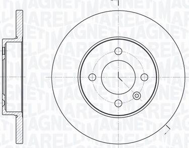 Magneti Marelli 361302040225 - Brake Disc autospares.lv