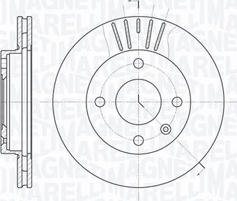 Comline ADC0440V - Brake Disc autospares.lv