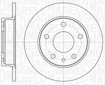 Magneti Marelli 361302040221 - Brake Disc autospares.lv