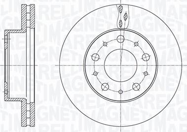 Magneti Marelli 361302040795 - Brake Disc autospares.lv