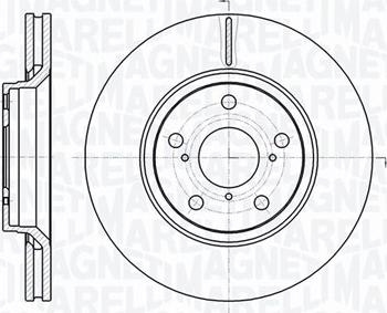 Magneti Marelli 361302040745 - Brake Disc autospares.lv