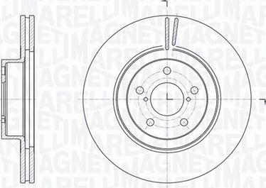 Magneti Marelli 361302040743 - Brake Disc autospares.lv