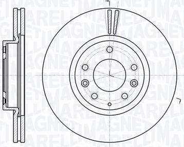 Magneti Marelli 361302040754 - Brake Disc autospares.lv