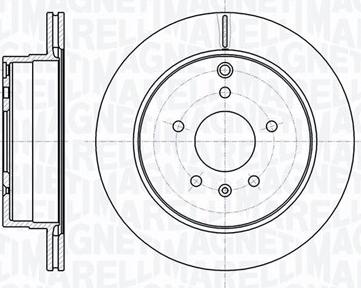 Magneti Marelli 361302040750 - Brake Disc autospares.lv