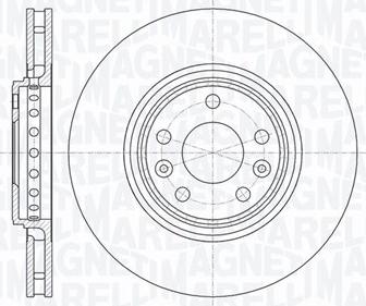 Magneti Marelli 361302040757 - Brake Disc autospares.lv