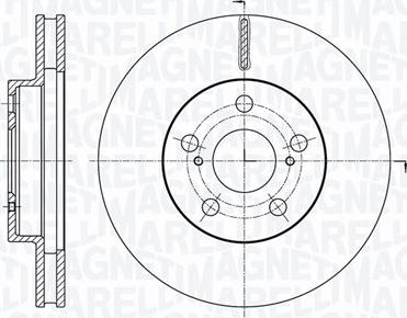 Magneti Marelli 361302040763 - Brake Disc autospares.lv